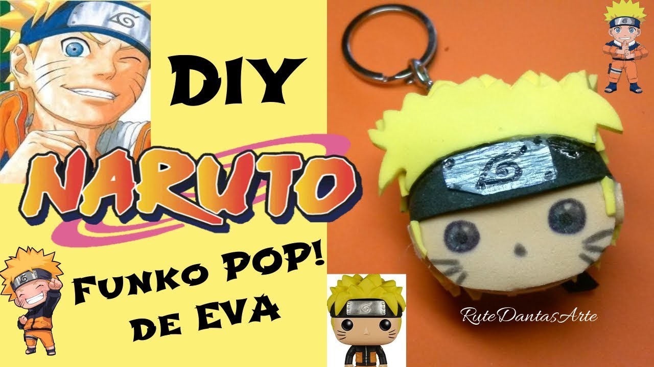 DIY NARUTO : FUNKO POP DE EVA (FOAMI)