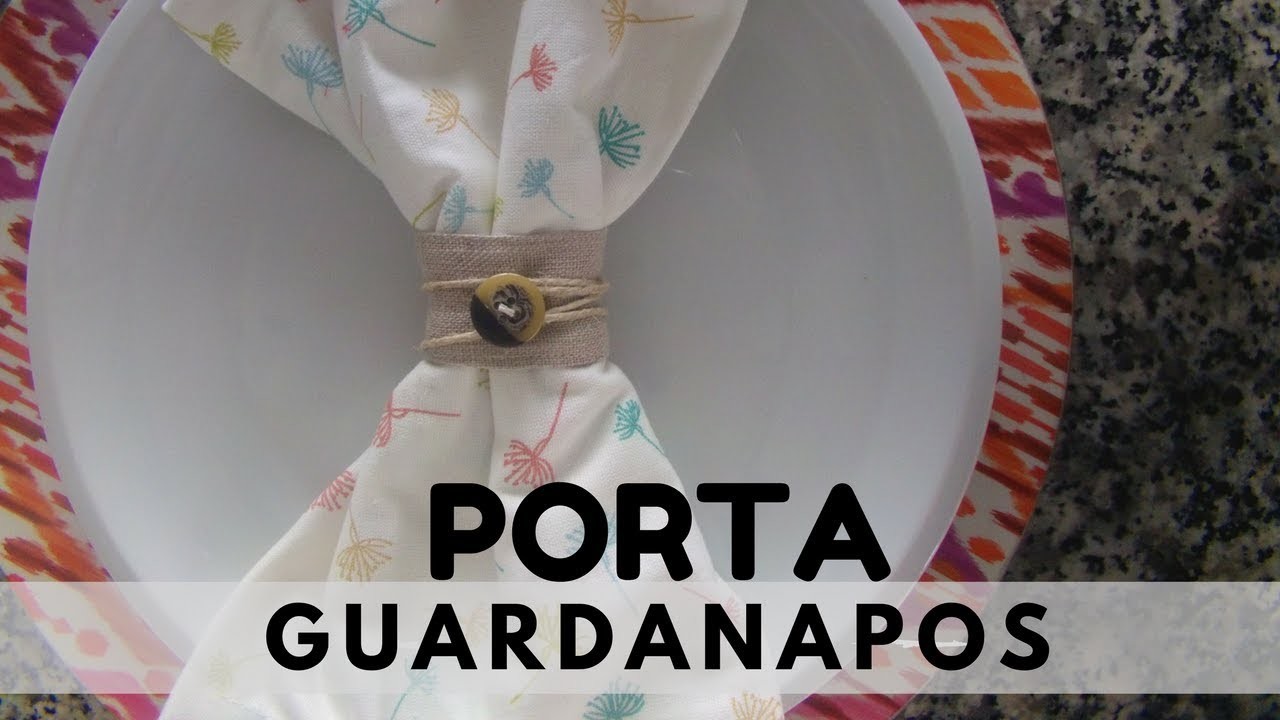 DIY:: Porta Guardanapos em Tecido Com Botoes # FAÇA VOCÊ MESMO!!!