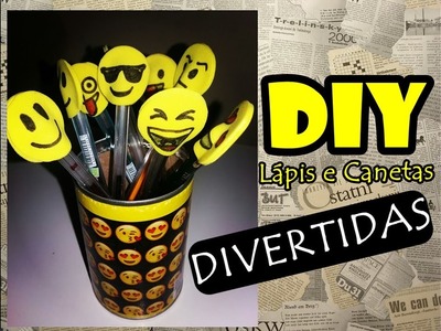 DIY: Volta ás aulas: Lápis e Canetas divertidas - Collab entre Amigas
