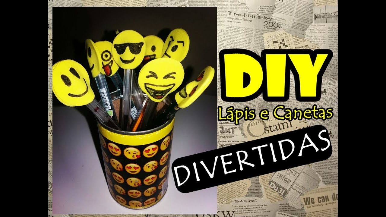 DIY: Volta ás aulas: Lápis e Canetas divertidas - Collab entre Amigas