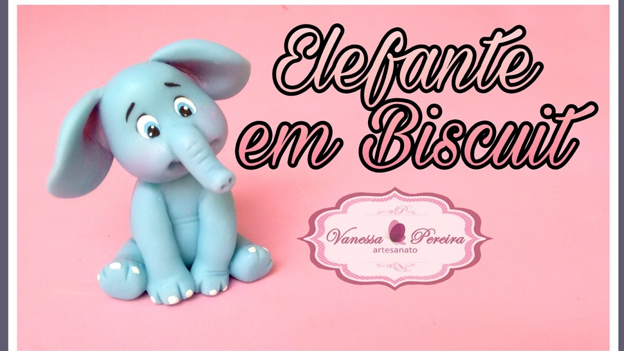 Elefante em Biscuit. Vanessa Pereira