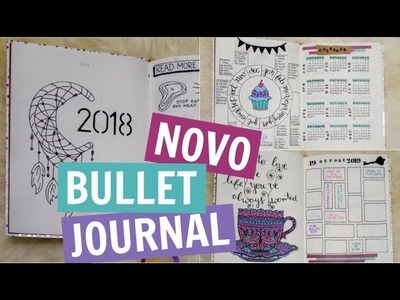 MEU NOVO BULLET JOURNAL PARA 2018 | Bujo 2018 Setup | Lari Torres
