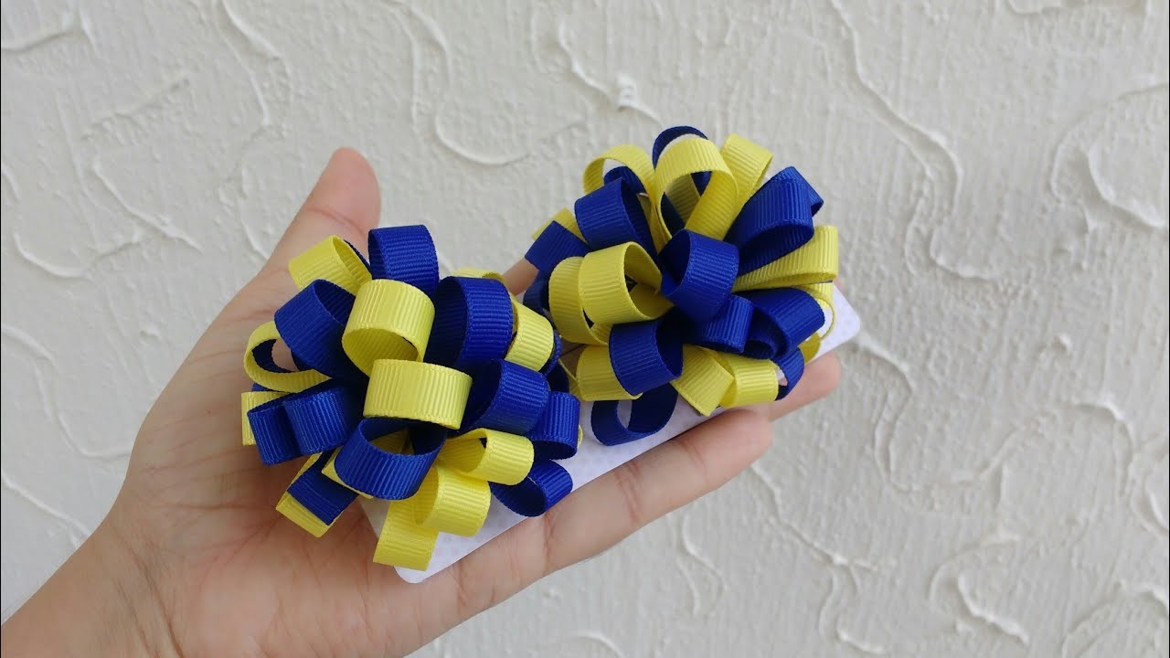 Pompom com fita número 2 - 10mm