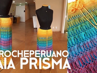 SAIA "PRISMA" EM CROCHÊ PERUANO - HENRIQUE SILVA TV