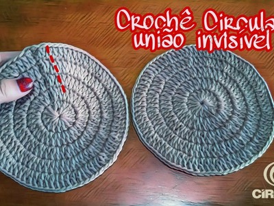 União invisível no crochê circular (Crochê Passo a Passo Claudete Azevedo)