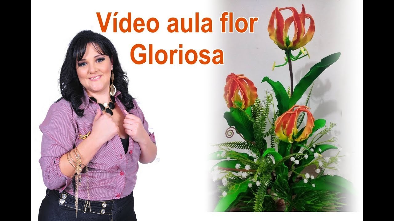 VÍDEO AULA FLOR GLORIOSA -  Prof. Andreia Craft Souza