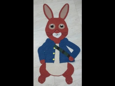 ArtêDaLê Crochê Vídeo Aula Passo a Passo Tapete Peter Rabbit -Parte 2