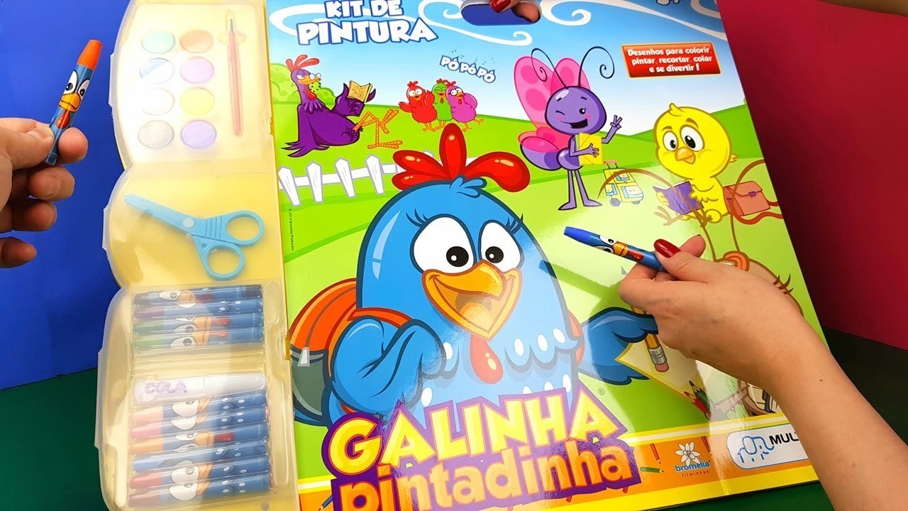 Atividades e Pintura Da Galinha Pintadinha Toy Cake Tia Fla