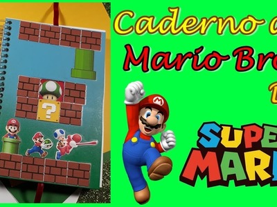 Caderno do Mario que troca personagens DIY
