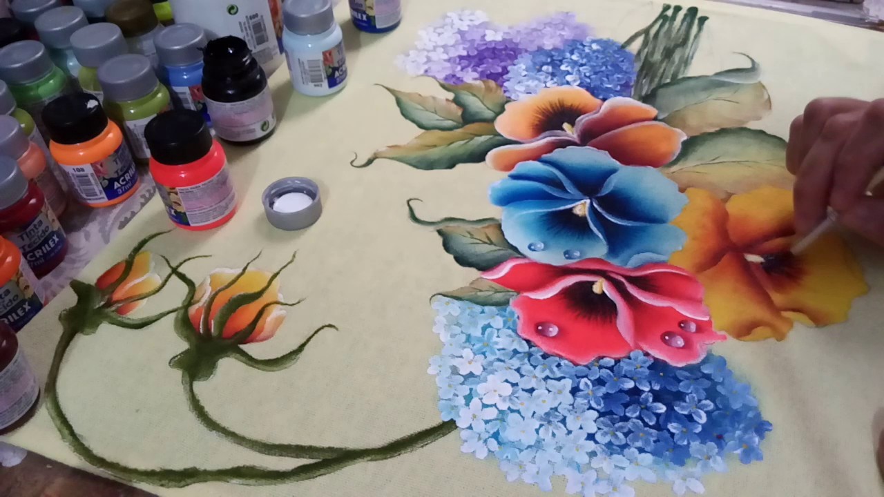 Como eu pinto amor perfeito