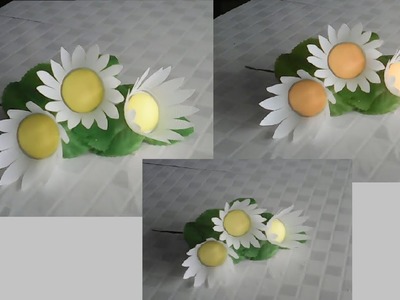 Como fazer flor de copo descartável fácil,ideias com copos descartável#artesanato
