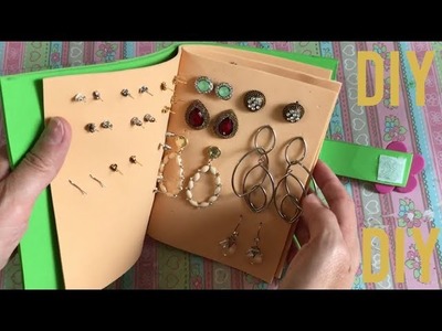 Como Fazer Livro Porta Brincos - Artesanato DIY