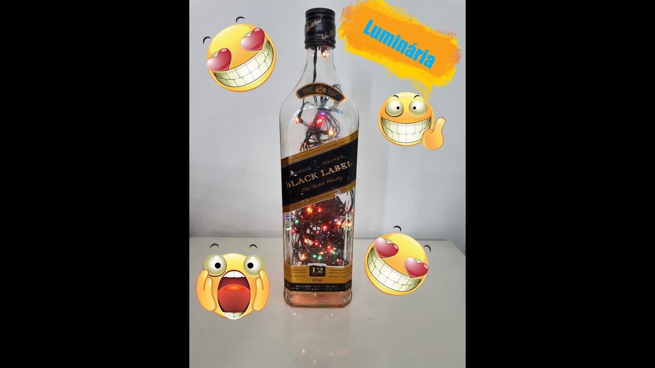 DIY: luminária com garrafa ( faça vc mesma)