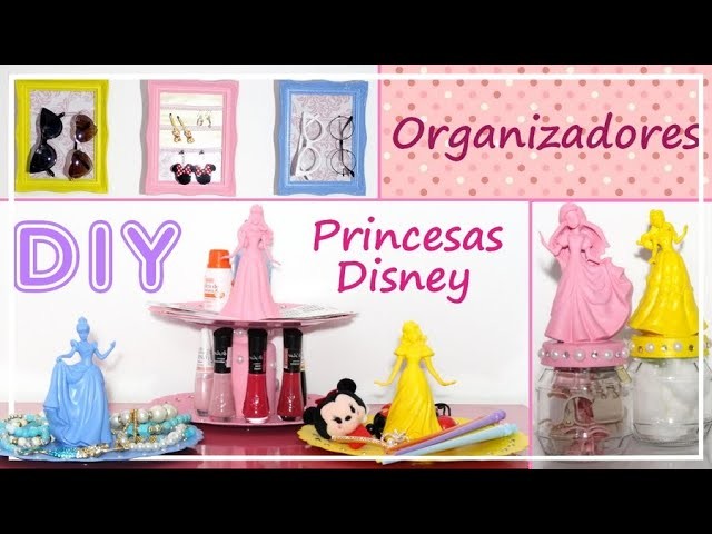DIY Organizadores Porta Bijuterias, Objetos, Esmaltes e Óculos | Cinderela Retro