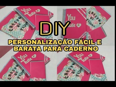 DIY: PERSONALIZAÇÃO FÁCIL E BARATA PARA CADERNO | Por Luana França