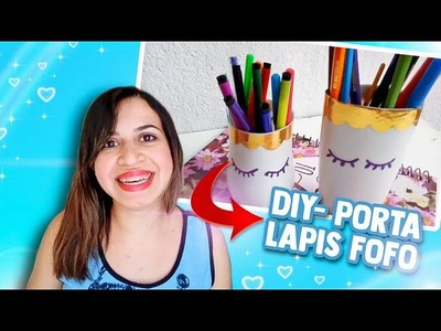 DIY PORTA LÁPIS KAWAI ♥