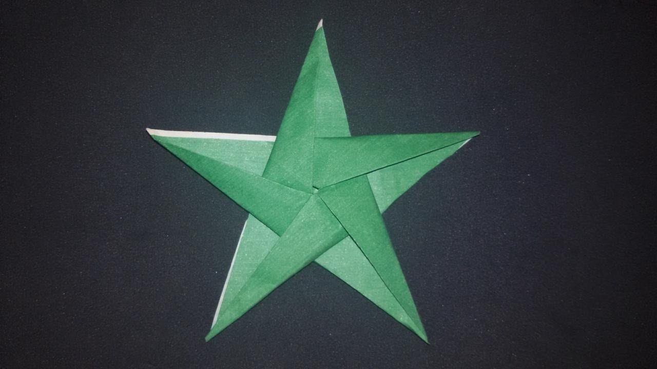 Dobradura: Estrela De 5 Pontas