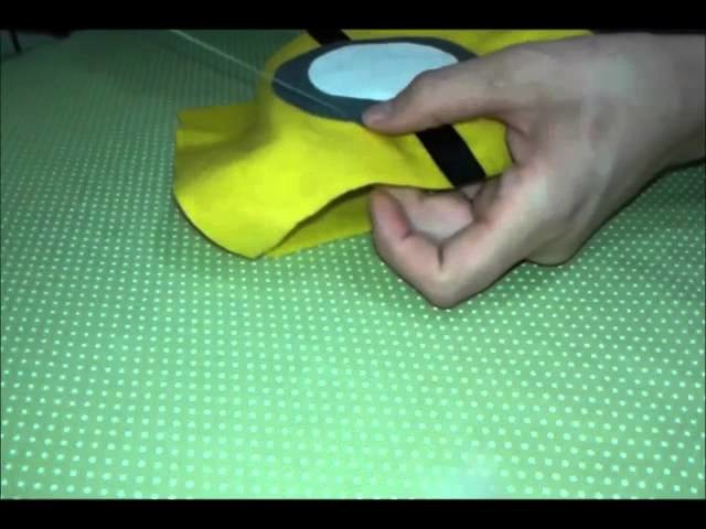 FAÇA VOCÊ MESMO  SACOLINHA MINIONS EM FELTRO