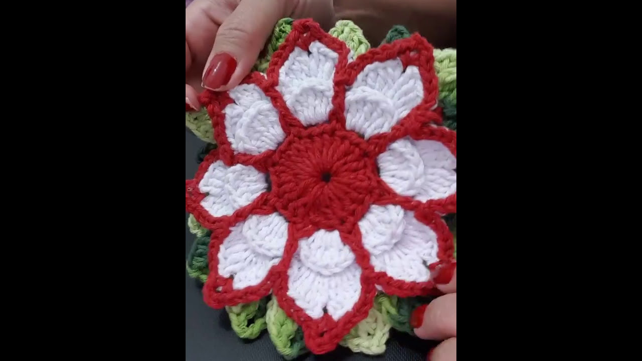 Flor de crochê