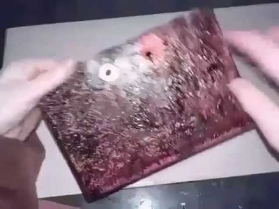 Organizadora feita com caixa de papelão, faça você mesmo.