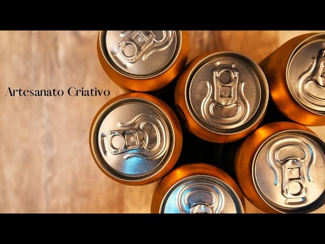Reciclagem de latinhas
