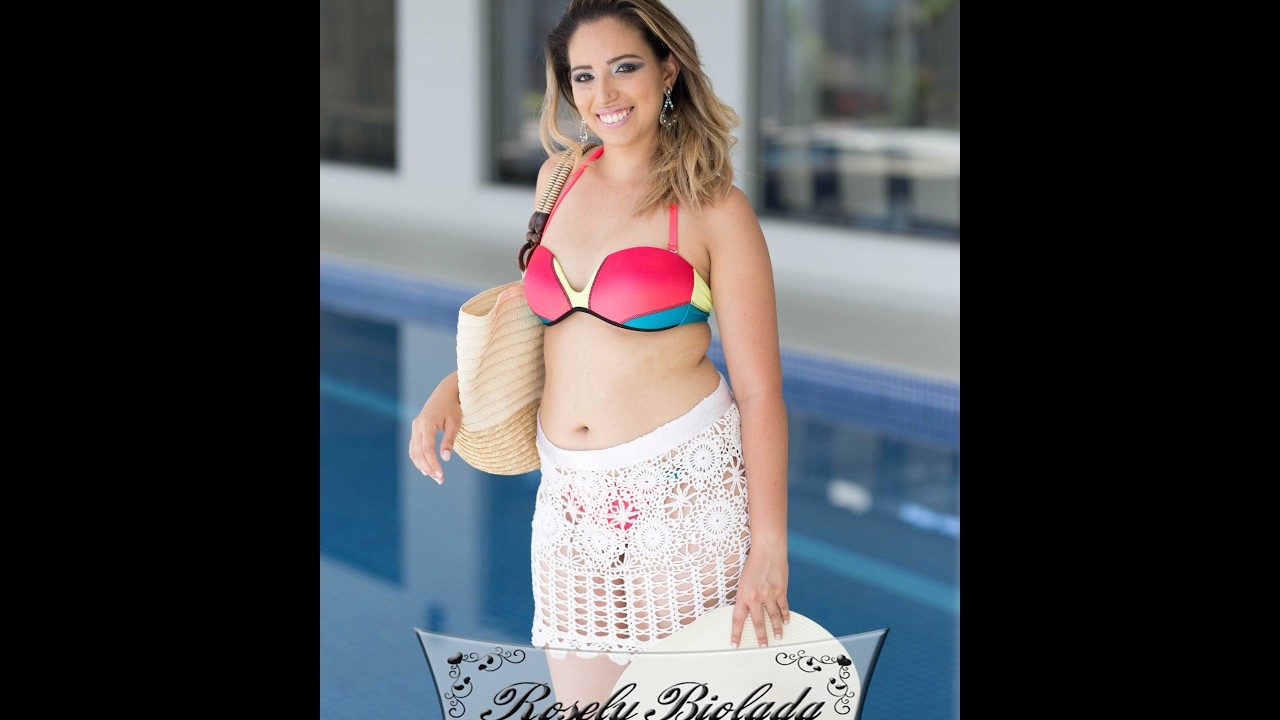 Saia praia em crochê