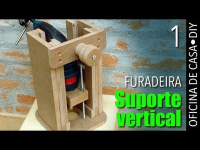 Suporte vertical para furadeira - Parte 1 #DIY #oficinadecasa