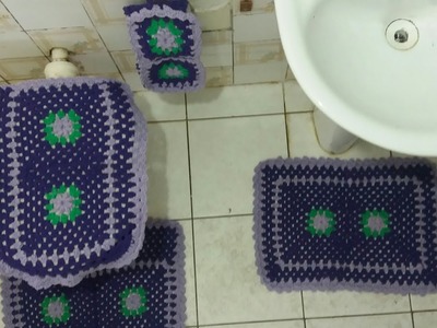 Tapete do vaso croche