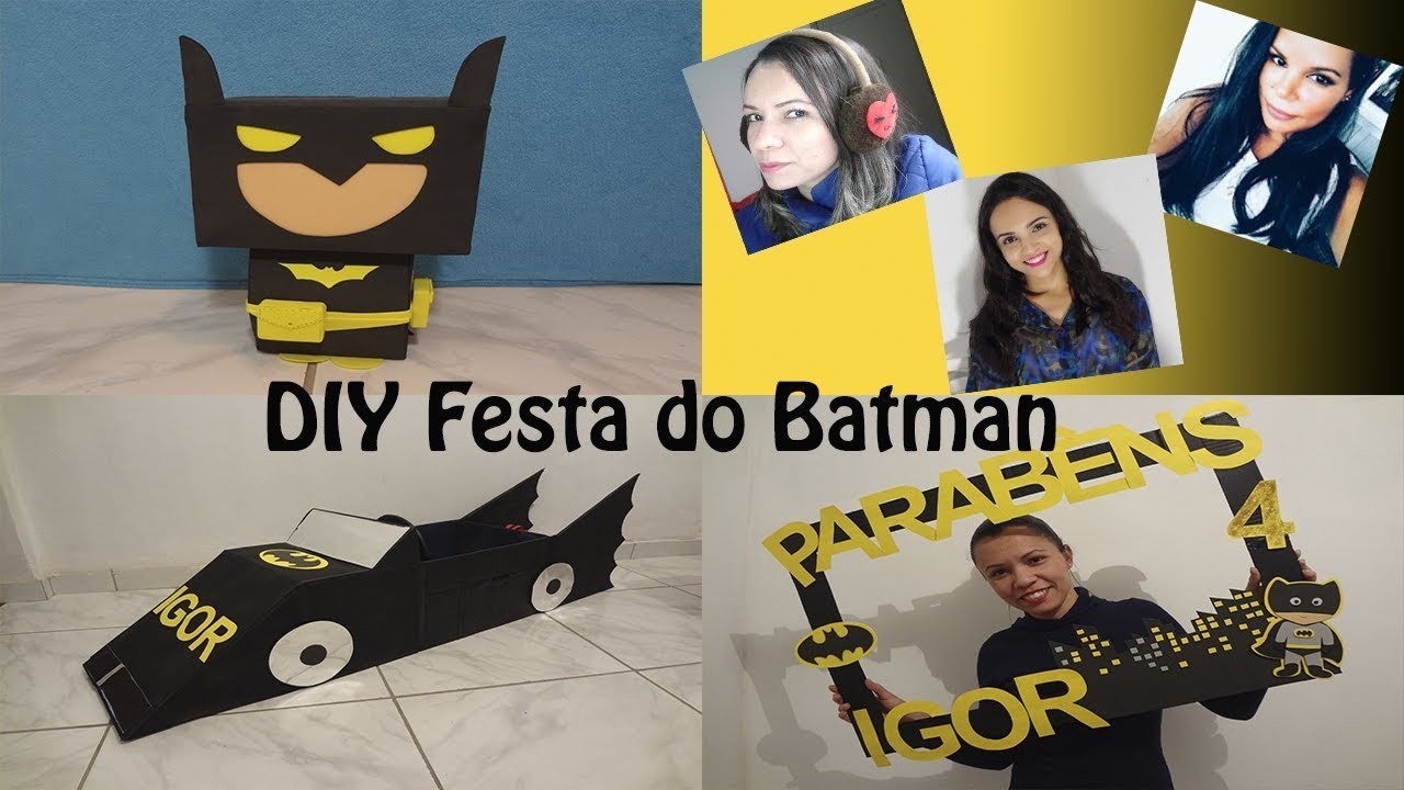 9 Ideias para Festa do Batman | Polly Peçanha