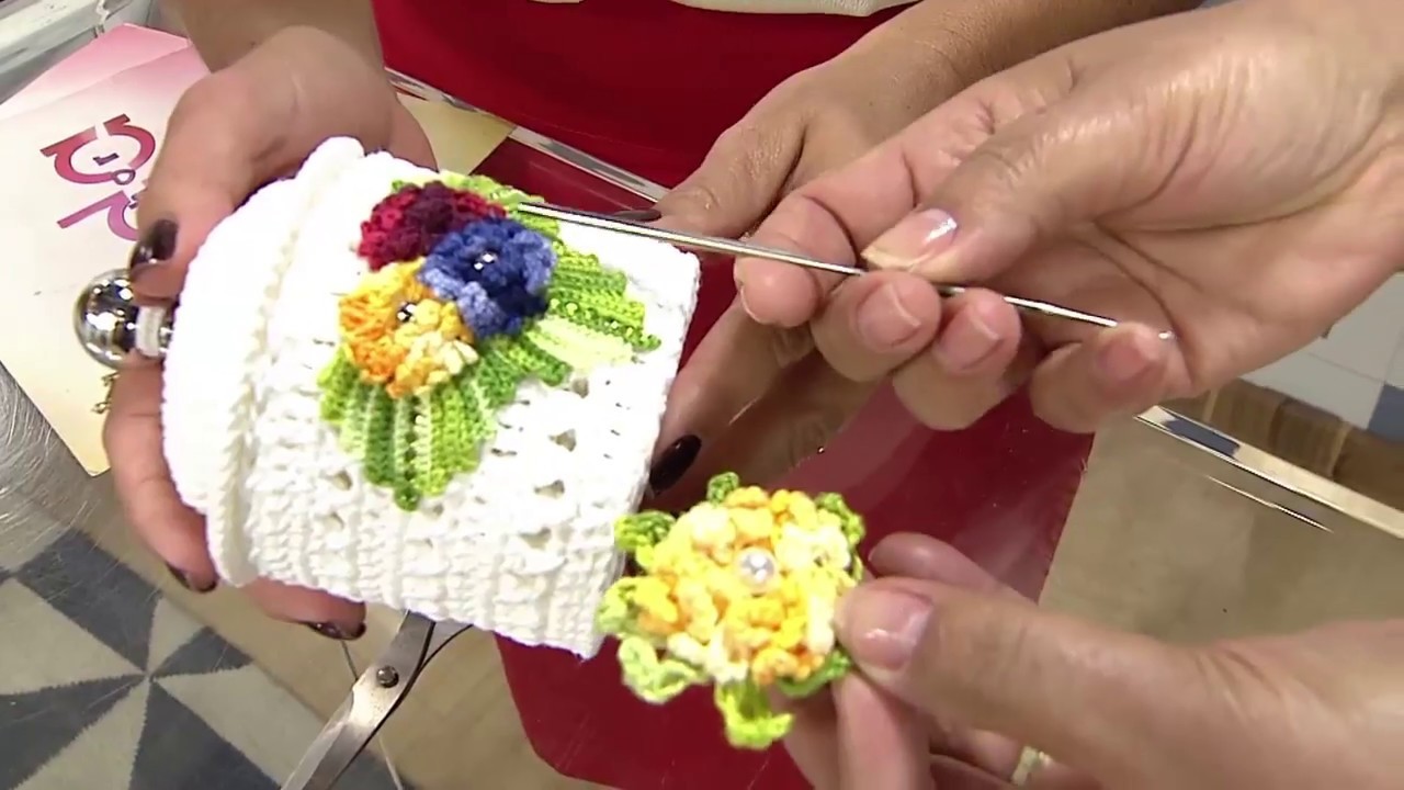 Aprenda a fazer um lindo cravo de crochê! 21.03.18
