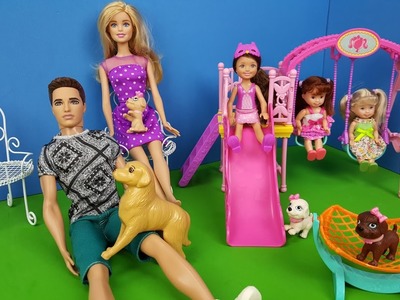 Brincando no Parquinho com Novas Amiguinhas Novelinha Barbie Vida Nova Parte 17