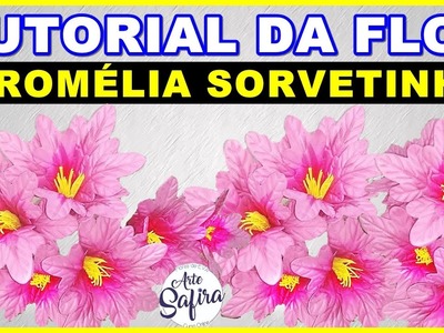 Bromélia sorvetinho: aprenda a fazer essa linda flor de e.v.a no canal Arte Safira