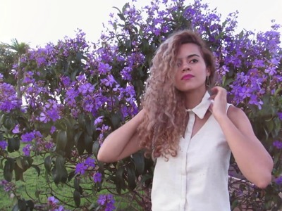 Camisa decote vazada molde e costura  Alana Santos Blogger