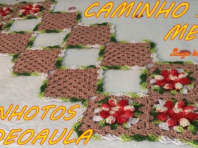 CANHOTOS - CAMINHO DE MESA FLOR PIPOCA #LUIZADELUGH