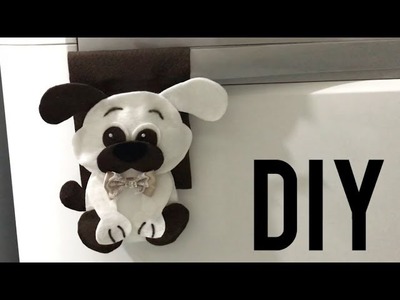 Como Fazer Protetor Puxador de Geladeira Cachorrinho - DIY Artesanato