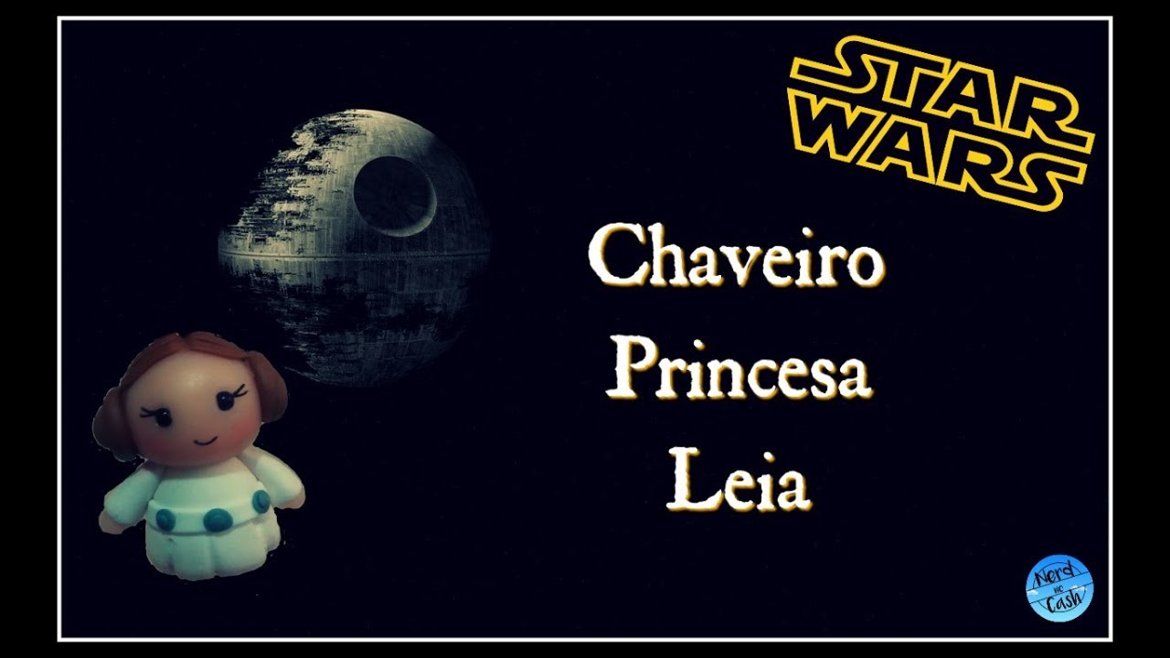 D.I.Y: Chaveiro Princesa Leia em Biscuit