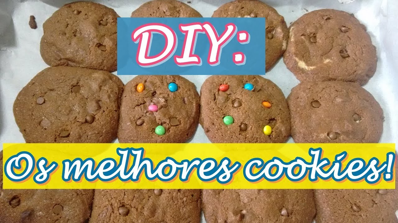 DIY: Cookies de chocolate recheados! #CozinhaDeBolso