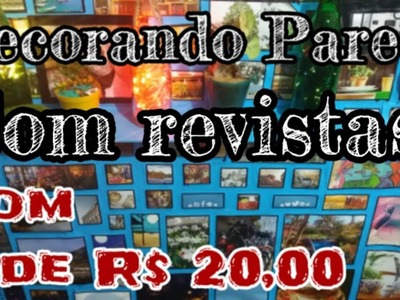 DIY DECORANDO PAREDE DO QUARTO COM REVISTAS – TudoDoSidi