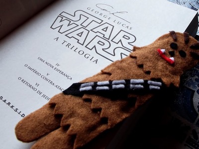 DIY - Marcador de livro Chewbacca | Chewie | Wookiee | Star Wars