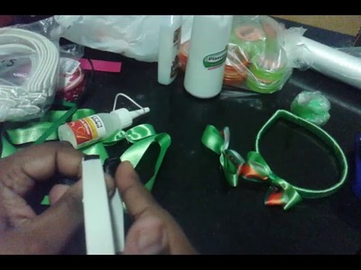 DIY  - Tiara de cabelo( lembrança das meninas do aniversário do Gabriel)
