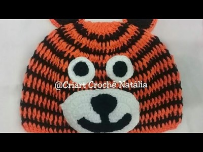 Gorro tigre de Crochê"Início"