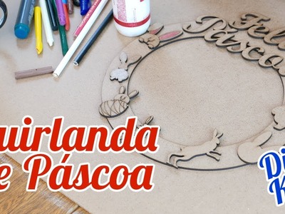 Guirlanda de Páscoa para Crianças - DIY