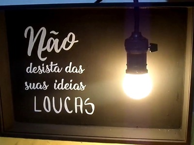 PAP Luminária "Ideias Loucas"