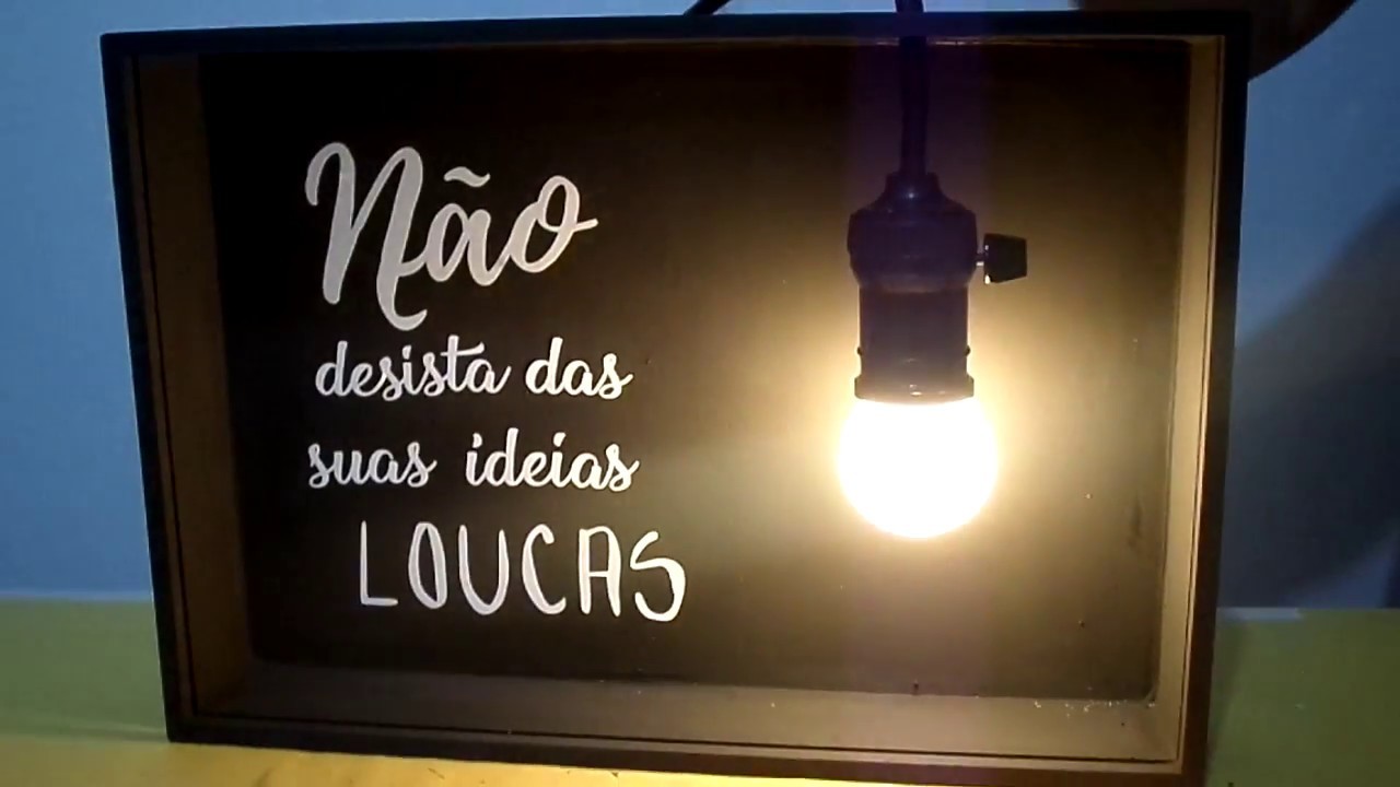 PAP Luminária "Ideias Loucas"