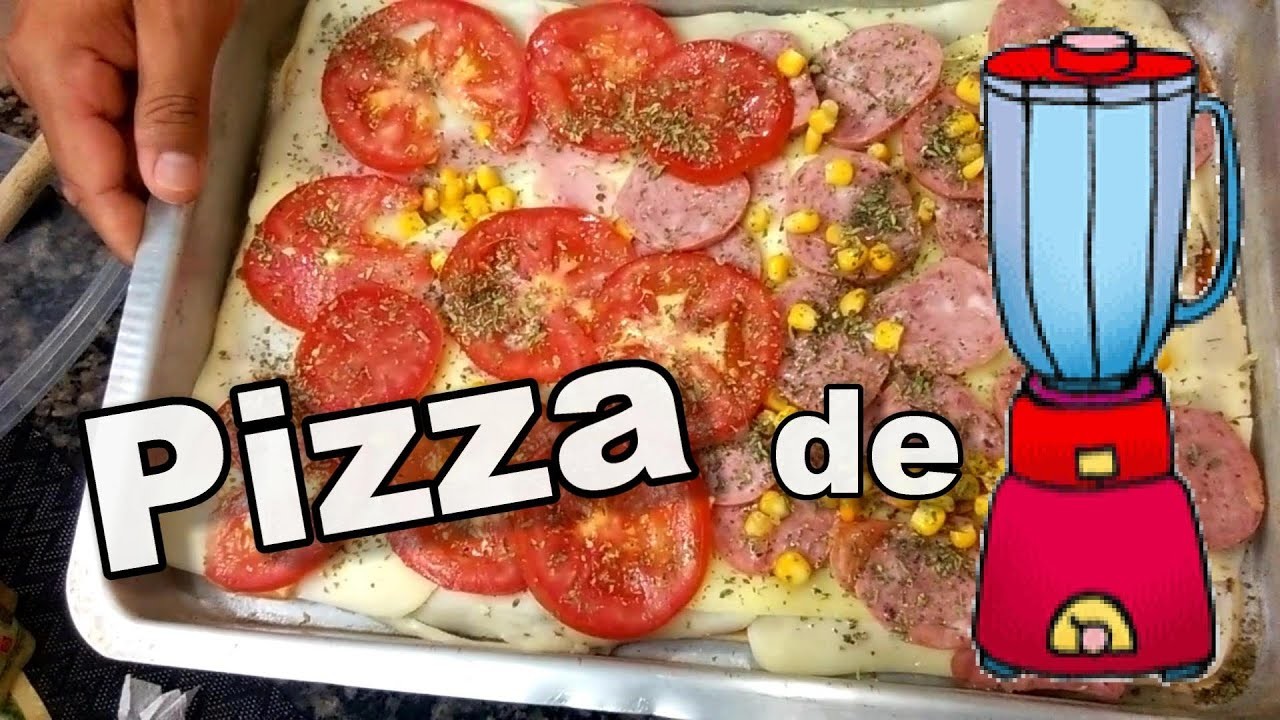 Pizza de Liquidificador - Rápido, Fácil e Barato