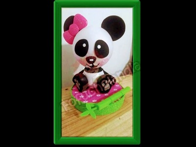 Porta celular  osito panda Panda