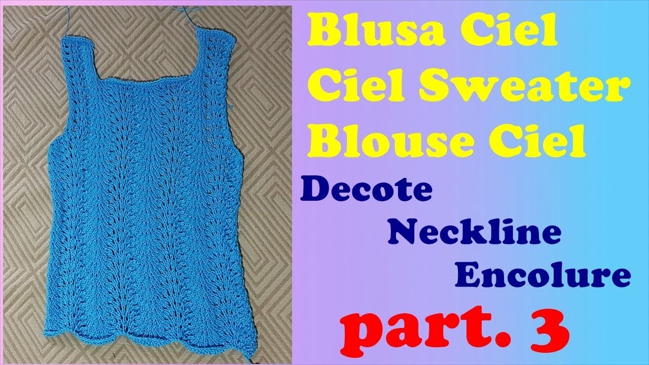 Blusa Ciel. Sweater Ciel. Blouse Ciel - decote. neckline. encolure (3 of 5)