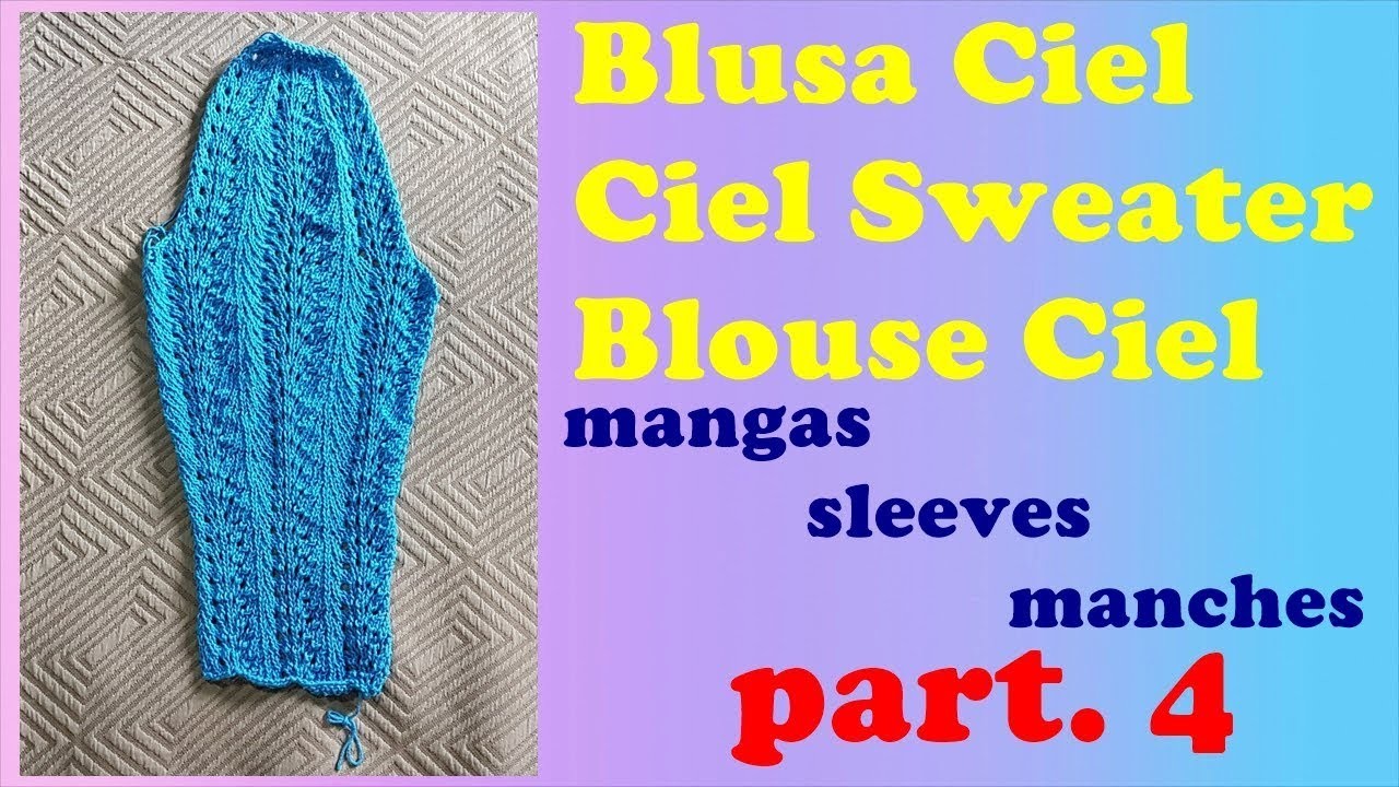Busa Ciel. Sweater Ciel.Blouse Ciel - mangas. sleeves. manches (4 of 5)