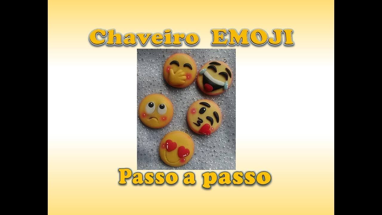 Chaveiro Emoji Biscuit Passo a passo