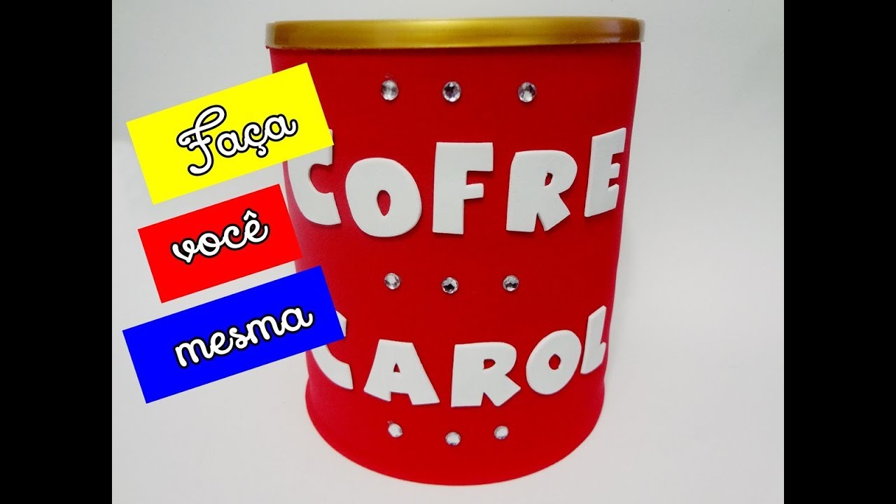Cofre com Lata de Leite